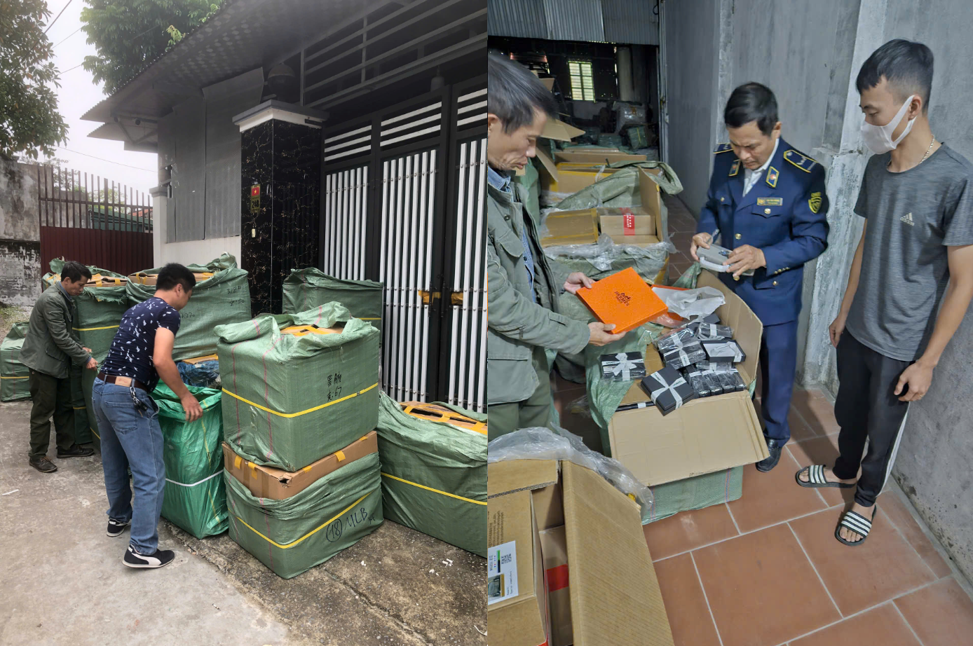 Hà Nội: phát hiện hơn 1.600 túi xách giả mạo nhãn hiệu nổi tiếng tại xã Chuyên Mỹ